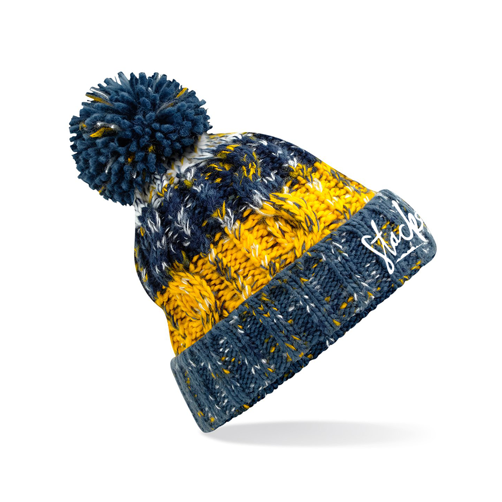 Corkscrew Bobble Hat