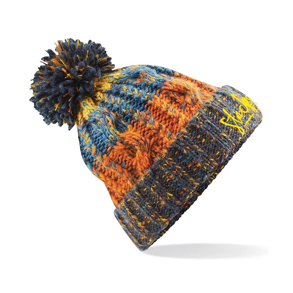 Corkscrew Bobble Hat