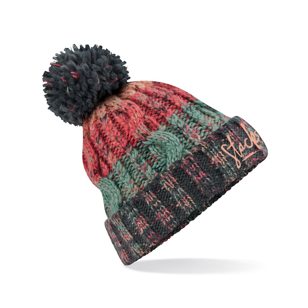 Corkscrew Bobble Hat