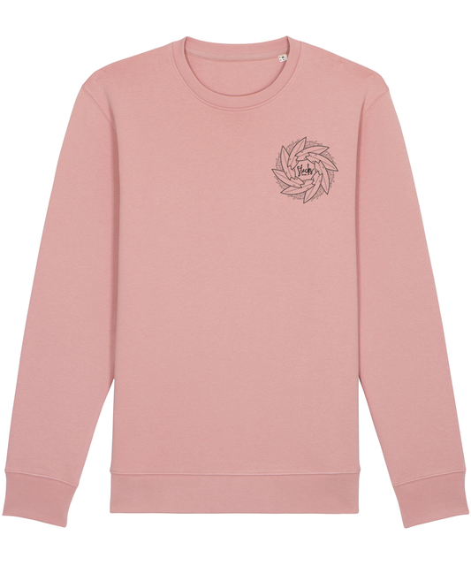 Canyon Pink ORGANIC Board Circle Sweatshirt