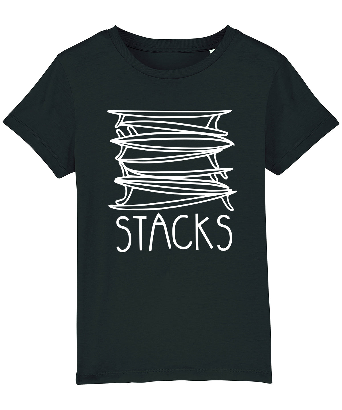 Kids Organic Board Stack T-Shirt